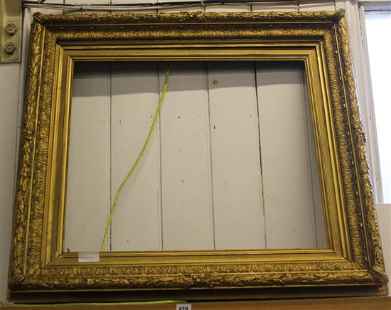 Large gilt frame